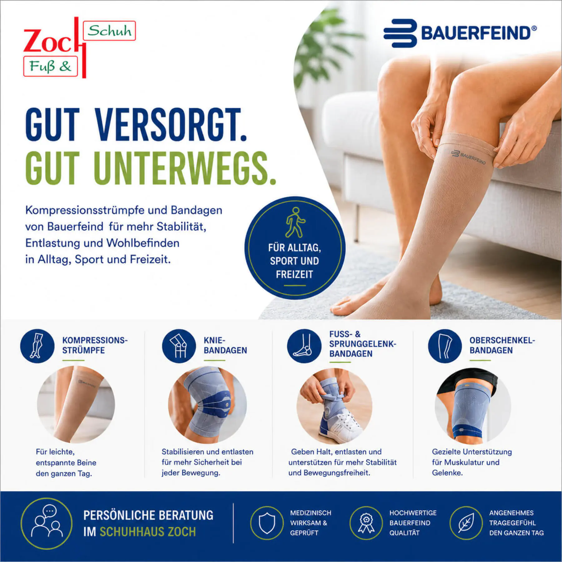 Gut versorgt. Gut unterwegs.